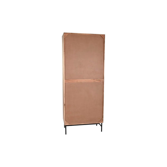 Présentoir DKD Home Decor 80 x 40 x 197 cm Verre Aluminium Acacia