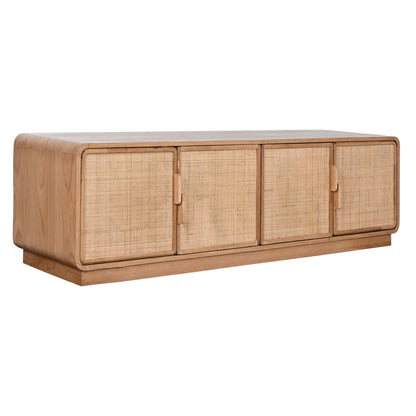 Meubles de télévision Home ESPRIT Naturel Rotin Chêne 157 x 40 x 46 cm