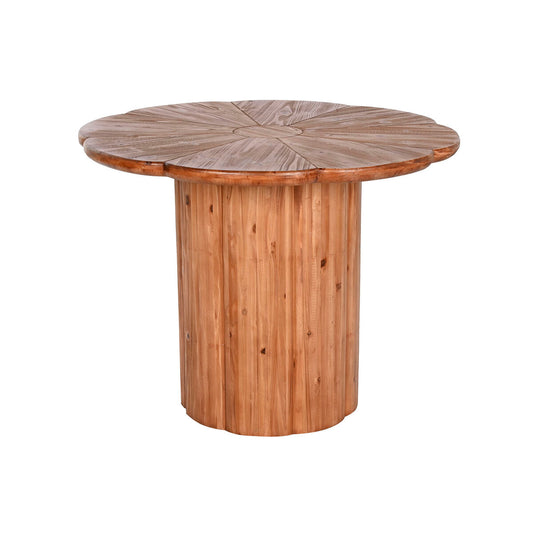 Table de Salle à Manger Home ESPRIT Naturel Bois 100 x 100 x 77 cm