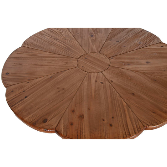 Table de Salle à Manger Home ESPRIT Naturel Bois 100 x 100 x 77 cm