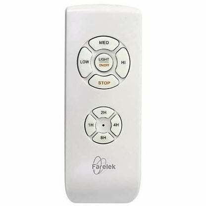 Ventilateur de Plafond avec Lumière FARELEK Ø 137 cm 100 W Blanc