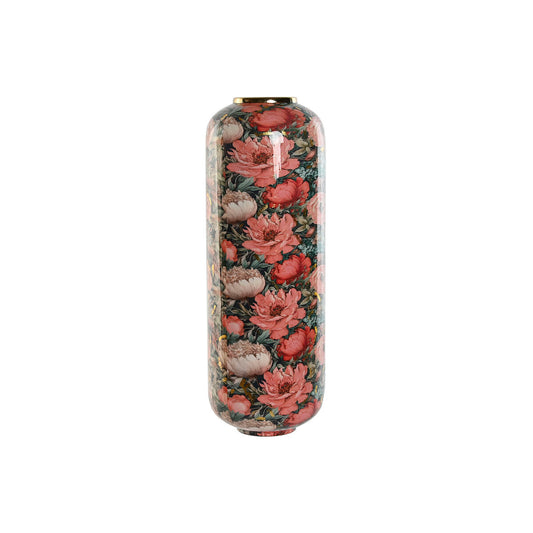 Vase Home ESPRIT Multicouleur Rose Métal 25 x 25 x 69,3 cm