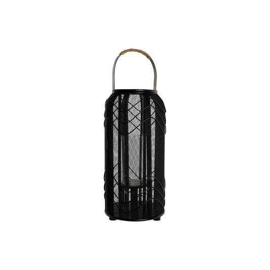 Bougeoir Home ESPRIT Noir Métal 21,5 x 21,5 x 43,5 cm