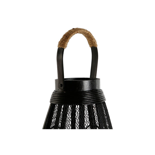 Bougeoir Home ESPRIT Noir Métal 28 x 28 x 50 cm