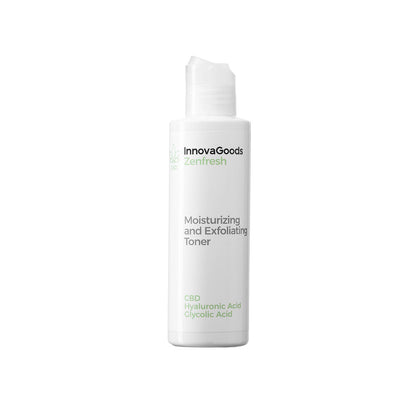 Tonique Hydratant et Exfoliant pour le Visage CBD Zenfresh InnovaGoods 150 ml