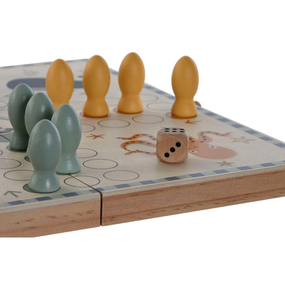 Parchis Home ESPRIT Bois 26 x 13 x 3,3 cm