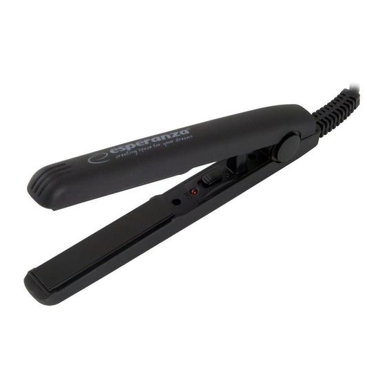 Lisseur à cheveux Esperanza EBP008 Noir 22 W