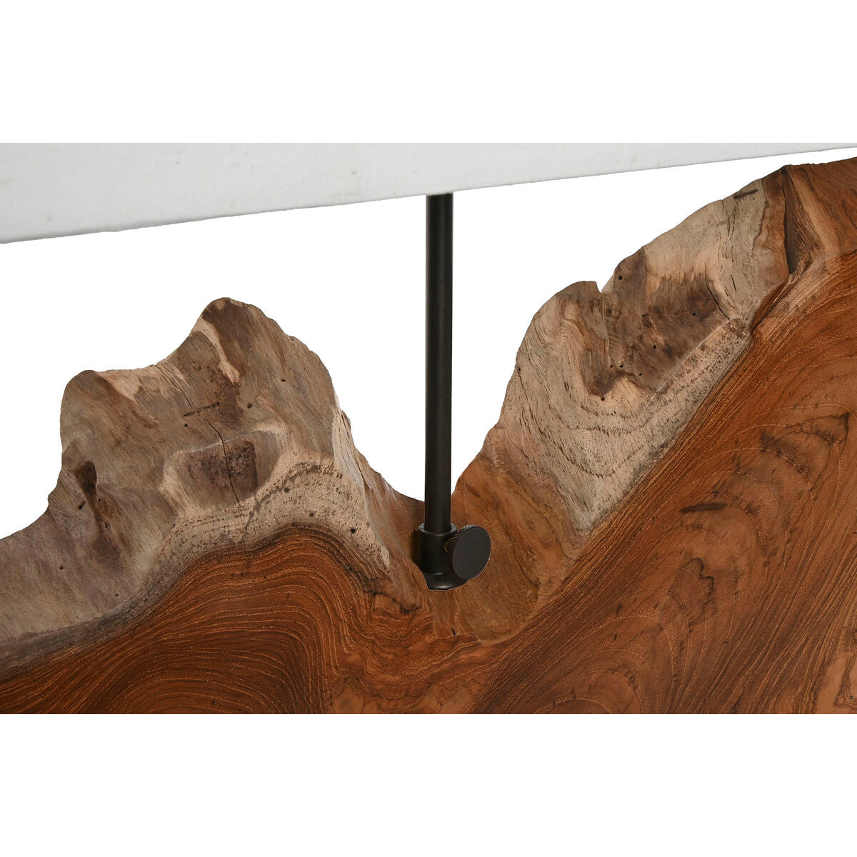 Lampe de bureau Home ESPRIT Fer bois de teck 60 X 20 X 55 cm
