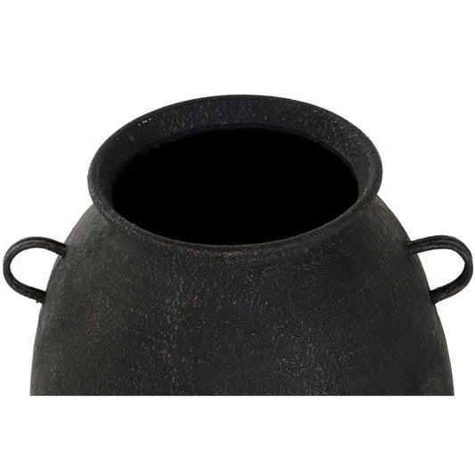 Vase Home ESPRIT Noir Métal 34,5 x 34,5 x 57 cm