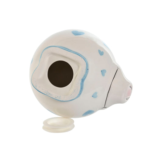 Tirelire Home ESPRIT Dolomite Cochon 15 X 13 X 12 cm (2 Unités)
