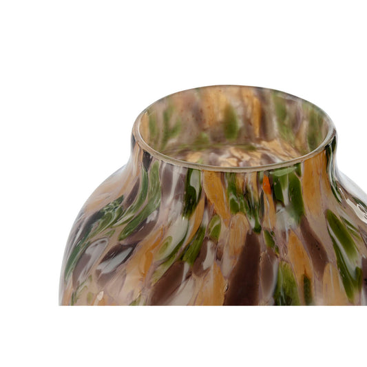Vase Home ESPRIT Multicouleur Verre Moderne 18 x 18 x 41,5 cm
