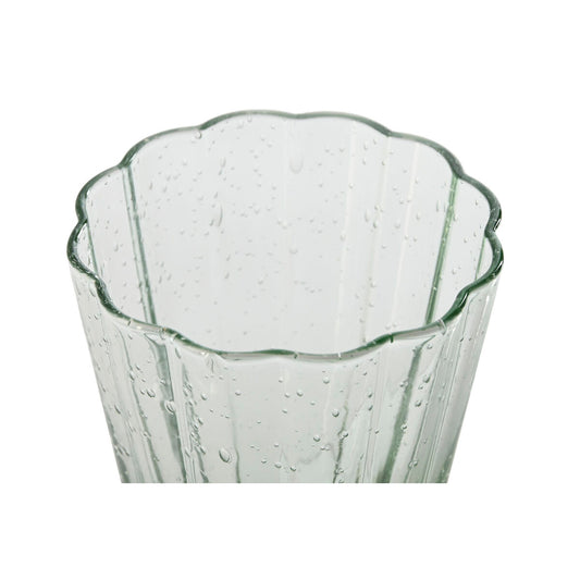 Set de Verres Home ESPRIT Vert Verre 280 ml (6 Unités)