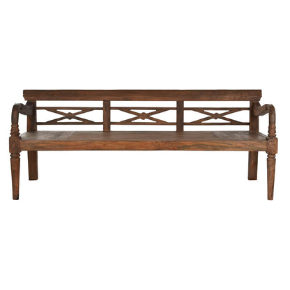 Banc Home ESPRIT Brun foncé bois de teck 190 x 70 x 75 cm