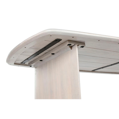 Table de Salle à Manger Home ESPRIT Blanc Bois de manguier 218 x 100 x 76 cm