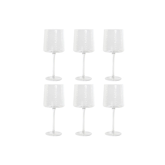 Set de Verres Home ESPRIT Transparent Verre 9,6 x 9,6 x 22,5 cm (6 Unités)