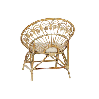 Chaise de jardin DKD Home Decor Blanc Marron 75 x 50 x 90 cm 80 x 66 x 89 cm 84 x 70 x 90 cm