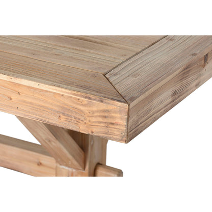 Table de Salle à Manger Home ESPRIT Naturel Bois 200 x 100 x 80 cm