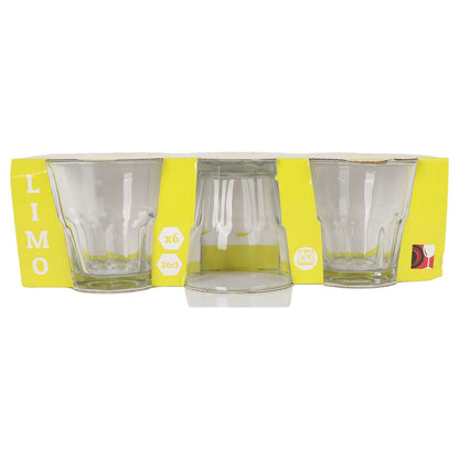 Set de Verres Inde Limo 260 ml 6 Pièces (8 Unités)