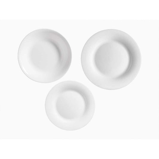 Service de Vaisselle Vivalto F-LP100-80-85 Blanc Verre opalin (2 Unités)