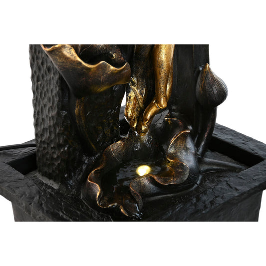 Fontaine de jardin Home ESPRIT Résine Buda Oriental 21 x 19 x 27 cm (2 Unités)