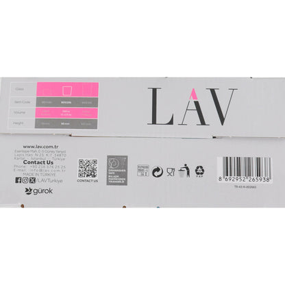 Verre à bière LAV BDG386PFT4.60 4 Pièces (6 Unités)