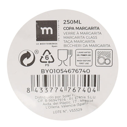 Verre à cocktail La Mediterránea 0,25 L (24 Unités)