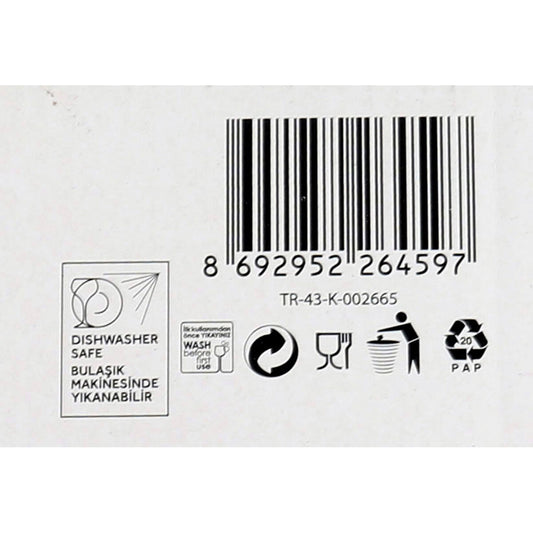 Set de Verres LAV Gaia 415 ml 6 Pièces (8 Unités)