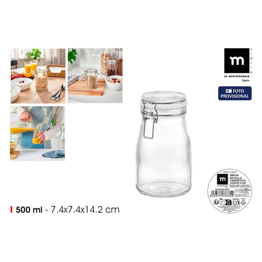 Bouteille en Verre La Mediterránea verre 500 ml 0,5 L (12 Unités)