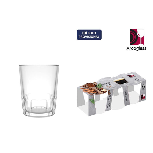 Set de Verres La Mediterránea Cairo 6 Pièces (24 Unités)
