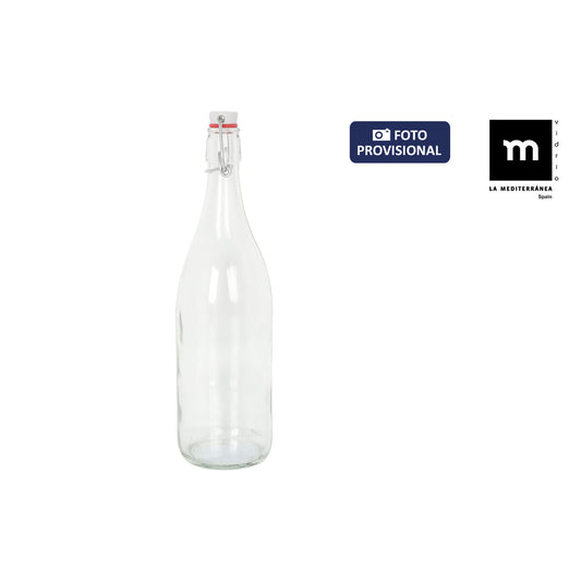 Bouteille en Verre La Mediterránea Mecano verre 1 L (6 Unités)