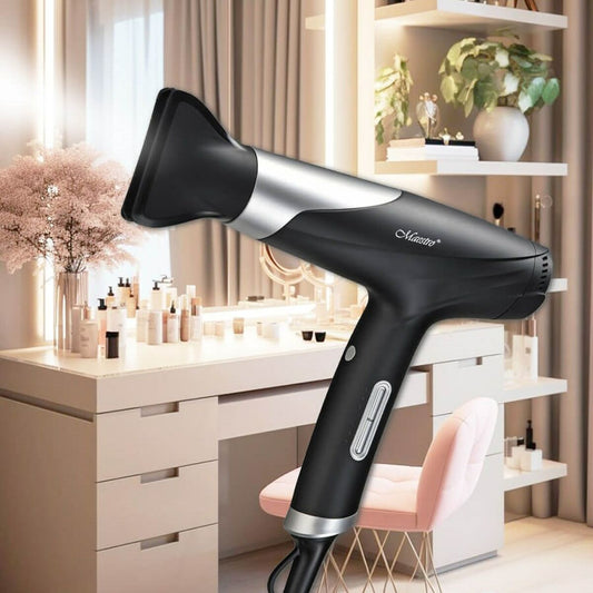 Sèche-cheveux Feel Maestro MR-231 Noir Argenté 1800 W