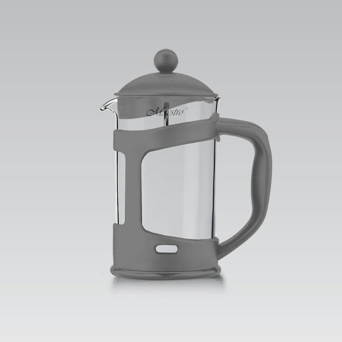 Théière Feel Maestro MR-1665-1000 Gris Acier inoxydable Verre Borosilicaté 1 L