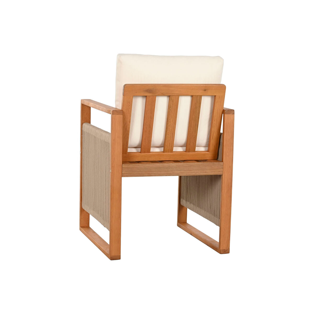 Ensemble Table + Chaises Home ESPRIT Marron Corde Bois d'eucalyptus 230 x 100 x 75 cm