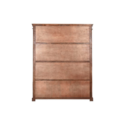 Présentoir Home ESPRIT Marron Verre Bois de manguier 165 x 45 x 210 cm