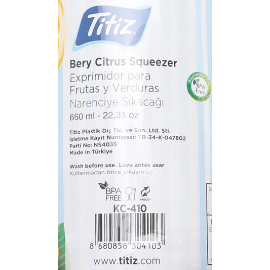 Presse-agrumes Titiz verre 0,6 L (24 Unités)