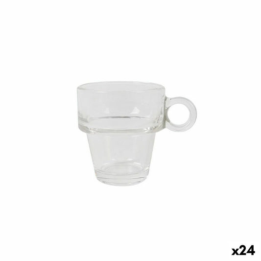 Ensemble de tasses à café La Mediterránea Tower 90 ml 3 Pièces (24 Unités)