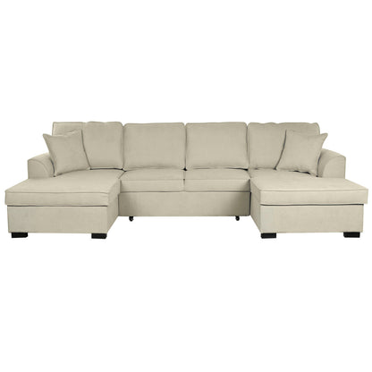 Canapé Convertible Home ESPRIT Sable Moderne 298 x 154 x 92 cm