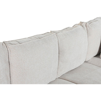 Canapé Convertible Home ESPRIT Beige Moderne 285 x 260 x 90 cm