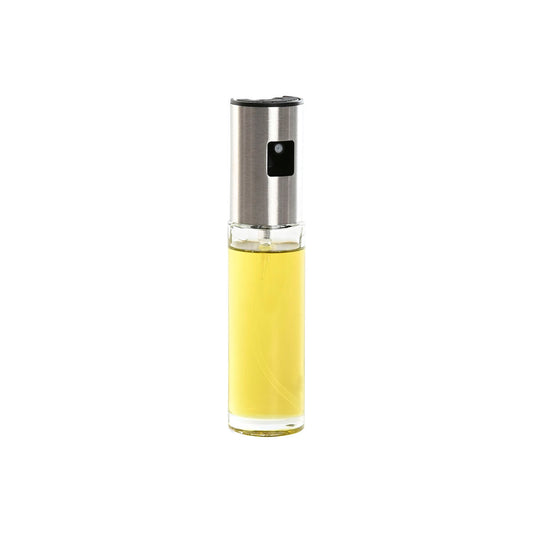 Huilier Home ESPRIT Transparent Acier inoxydable Verre 100 ml 4 x 4 x 18,3 cm