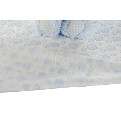 Coffret Bébé Home ESPRIT Bleu Beige Rose Polyester (3 Unités)