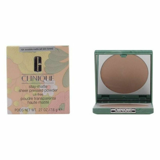 Poudres Compactes Clinique Stay Beige Stay-Matte Sheer Pressed Powder 7,6 g Beige 3