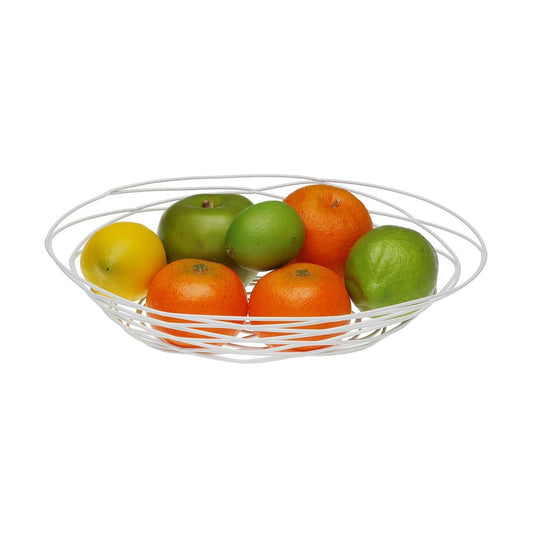Coupe à fruits Versa Blanc Métal Acier 23 X 7 X 31 CM