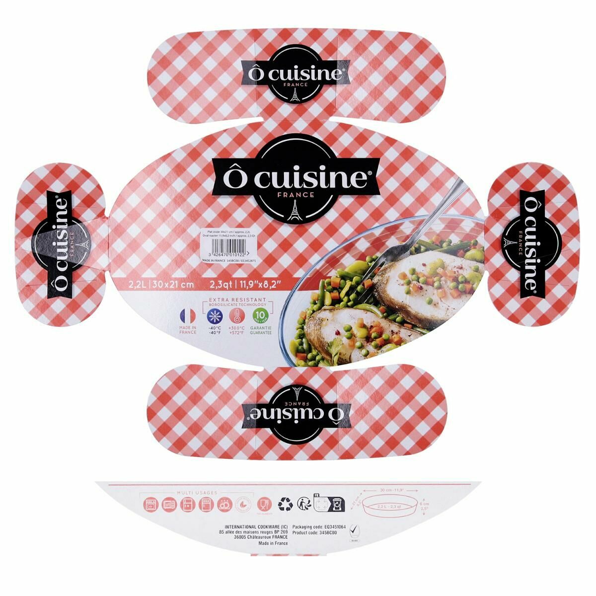 Moule à gâteaux Pyrex Classic Vidrio Ø 26 cm