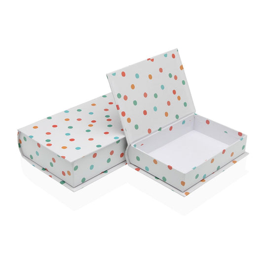 Boîte Décorative Versa Toile Bois MDF Livre