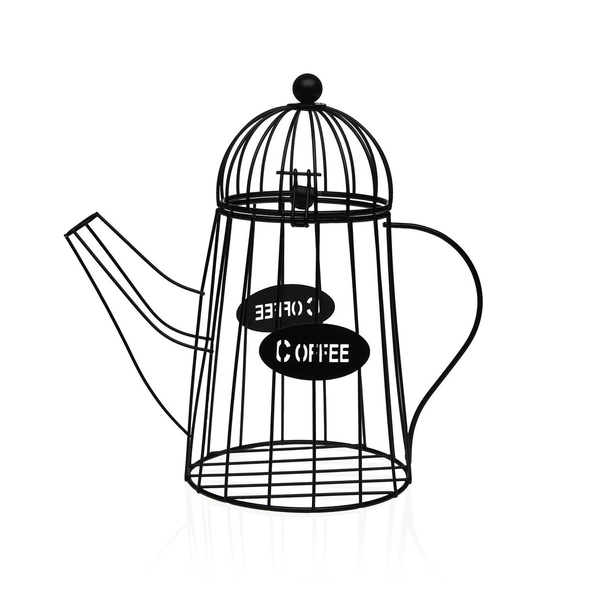Organisateur de capsules de café Versa Métal 25,5 X 26 X 13 CM Théière