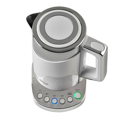 Bouilloire Concept RK3170  Blanc plástico,acero inoxidable 2200 W 1,7 L