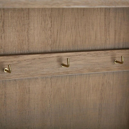Boîte Décorative Versa Akantha Bois (7,5 x 28 x 21 cm)