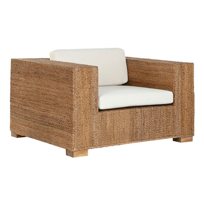 Chaise de jardin Home ESPRIT Blanc Naturel 117 x 92 x 65 cm