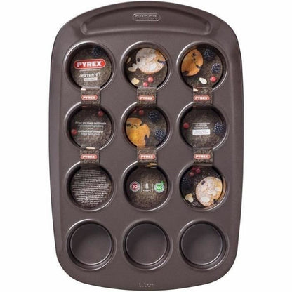 Moules à Muffins Pyrex Métal