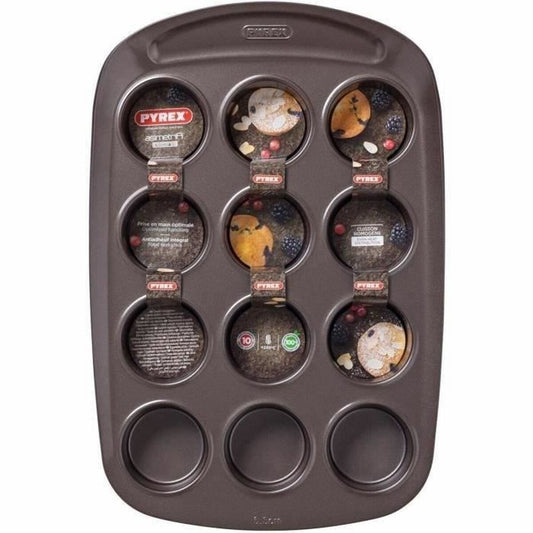 Moules à Muffins Pyrex Métal